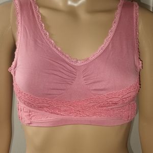 Pink Wrap Bra